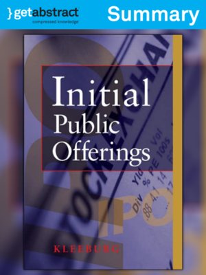 cover image of Initial Public Offerings (Summary)